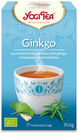 Ginkgo BIO čaj 17x18g s Ginkgo YOGI TEA