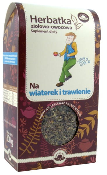 Früchte- und Kräutertee für die Brise von NATURA WELCOMES, 100g, mit bunten Früchten und Kräutern in einer Packung.