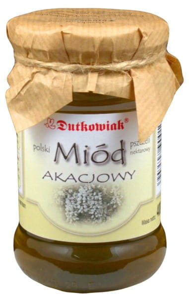 Il miele di acacia 400 g rafforza l'immunità di DUTKOWIAK