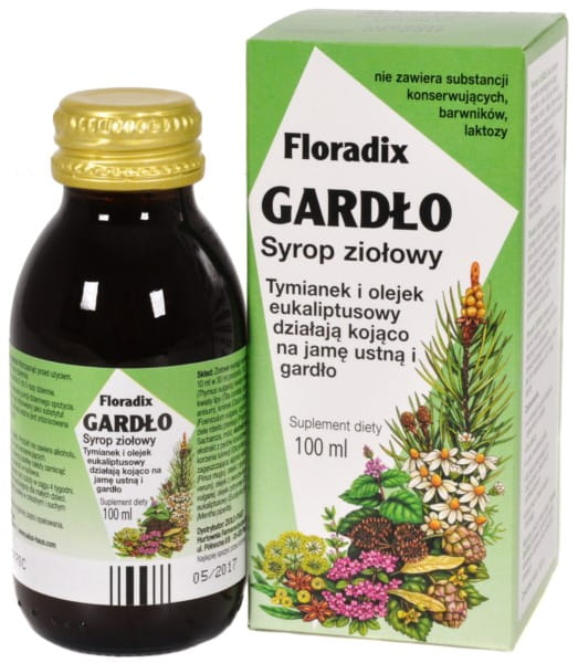 Concentrador de hierbas para la garganta 100 ml l�quido FLORADIX