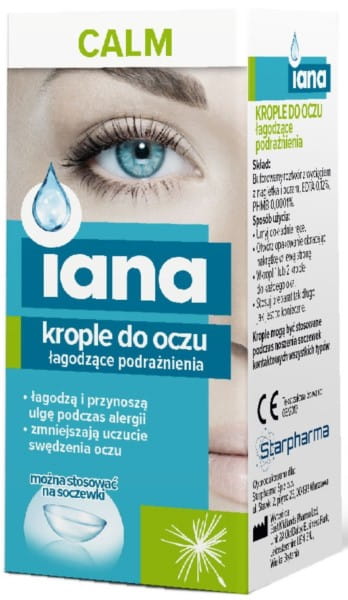 CALM eye drops 10ml soothing IANA