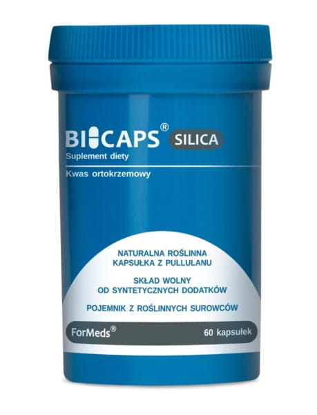 Bicaps Kieselsäure Silizium 60 Kps. Mineralien FORMEDS - Biogo.de Κύρια εικόνα προϊόντος