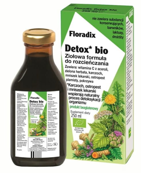 Herb - Detox Hub BIO 250 ml FLORADIX - Biogo.de