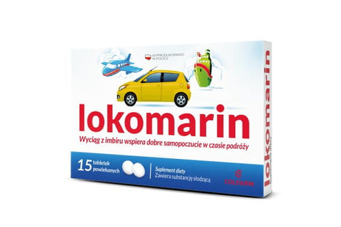 Lokomarin 15 comprimés extrait de gingembre COLFARM