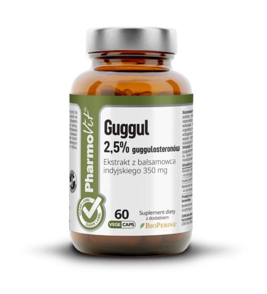 Guggul 25% Etiqueta Limpia de Guggulosteronas - PHARMOVIT