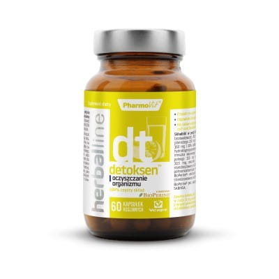 PHARMOVIT HERBALLINE Detoxen 60 Kapseln zur natürlichen Reinigung und Entgiftung des Körpers.