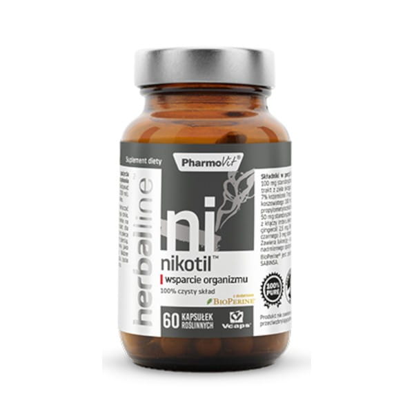 Nicotine 60 capsules PHARMOVIT HERBALLINE