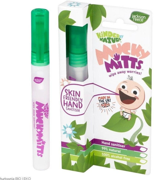Antibakterielles Kinderhandspray von JACKSON REECE, 10 ml, praktische Flasche, für hygienische Handdesinfektion bei Kindern