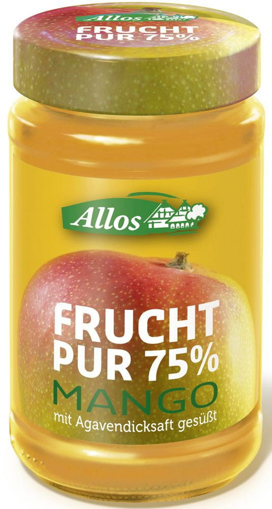 Mangomousse (75% Frucht) BIO 250 g - ALLOS Hover Image