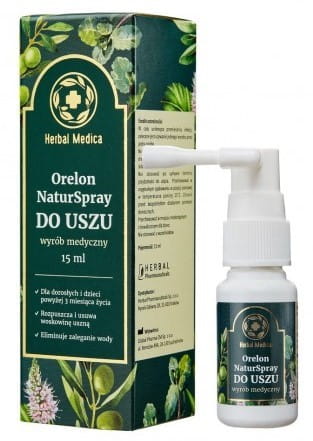 Herbal Medica Orelon natural spray ear 15 ml HERBAL MONASTERIUM