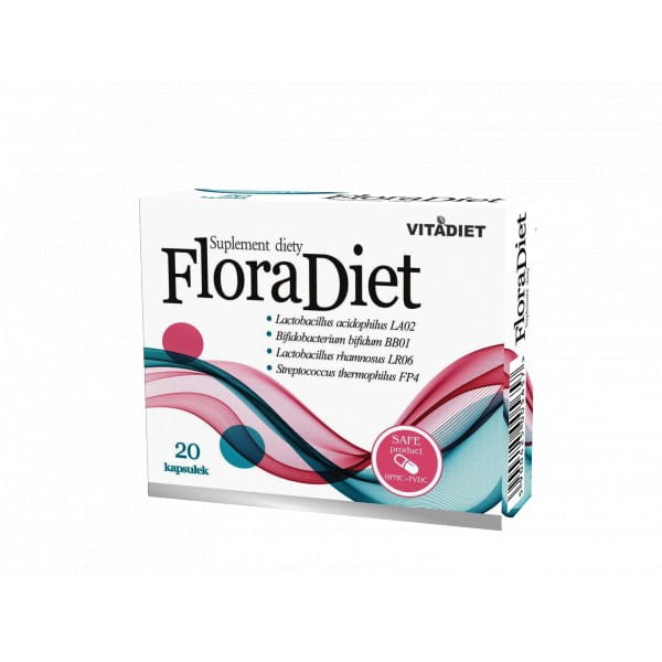 Flora Diet 20 kapsúl čreva VITADIET