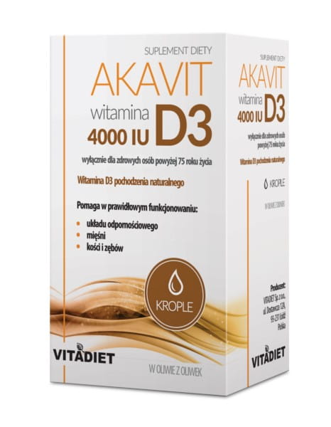 Akavit Vitamina D3 4000 UI 30 ml VITADIET