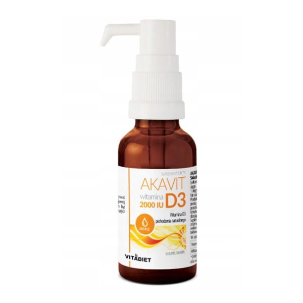 Akavit vitamine D3 2000 ui 294 ml de VITADIET