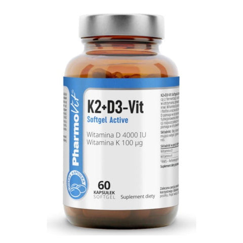 Vitamín K2 D3 Softgel active 60 kapsúl PHARMOVIT