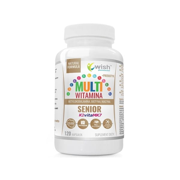 Multivitamín Senior 120 kapsúl WISH