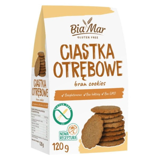 Glutenfreie Biamar Kleiekekse von LOOK FOOD, 120 g, knackige Kekse in einer Packung.