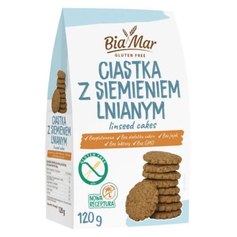 Biscuits Biamar aux graines de lin 120 g