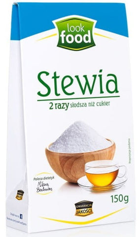 Look Food Stewia 2 x sweeter than sugar 150g