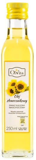 Kaltgepresstes Sonnenblumenöl 250ml OLVITA - Biogo.de Hover Image