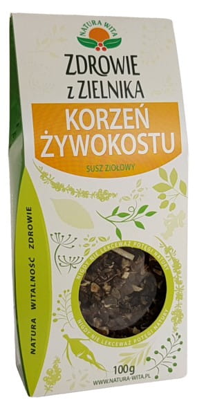 Beinwellwurzel NATURA WITA, 100g, naturbelassen und frisch, für natürliche Heilmittel und Kräuterapotheke.