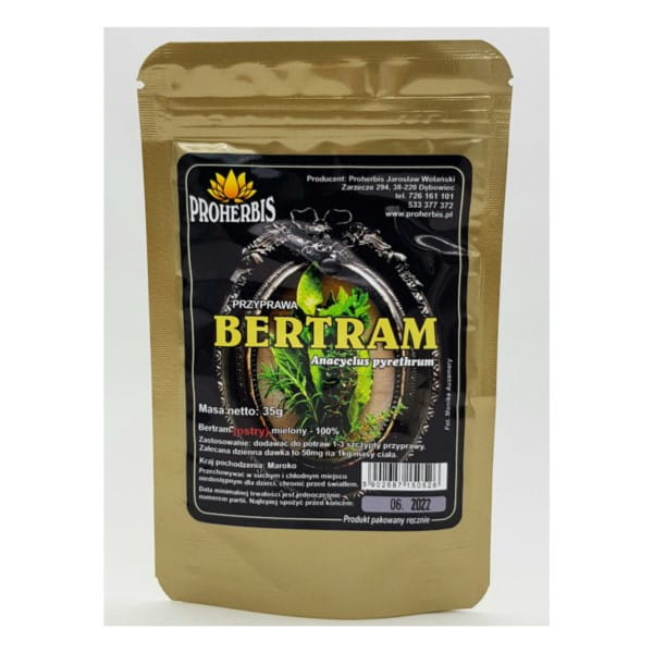 Bertram 35 g de racine de PROHERBIS moulue