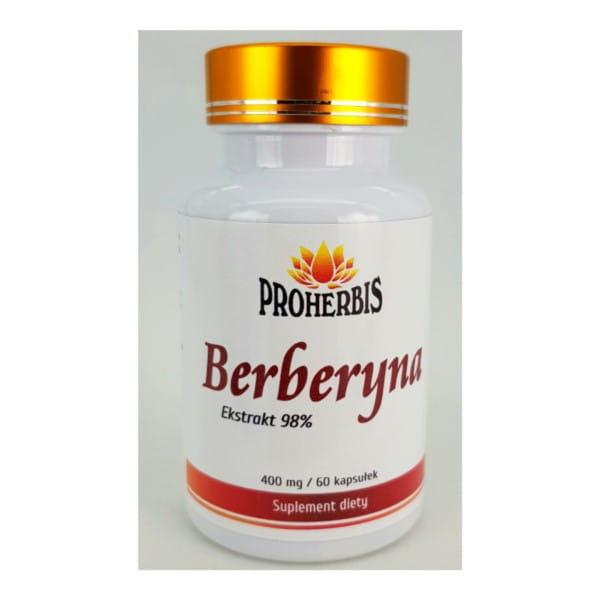 Berberine HCL 98% 60 capsules PROHERBIS