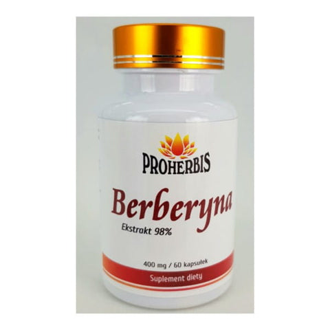 Berbérine HCL 98% 60 gélules PROHERBIS