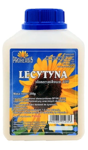 Sunflower Lecithin SF 250g PROHERBIS