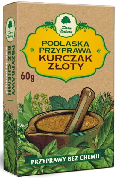 Assaisonnement poulet doré 60g CADEAUX DE LA NATURE