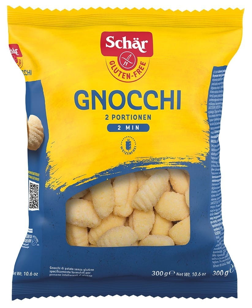 Gnocchi - potato dumplings without glitter. 300 g SCHÄR