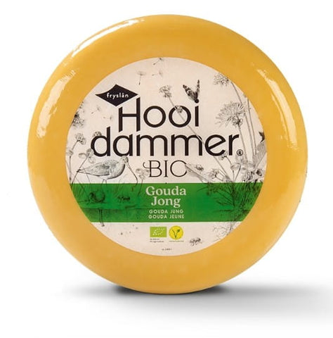 Gouda young cheese (50% fat in dry matter) ORGANIC (approx. 45 kg) - HOOIDAMMER