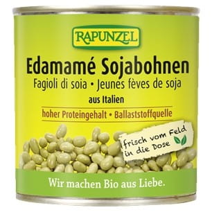 Edamame soybeans in organic brine 200 g (130 g) (can) - RAPUNZEL
