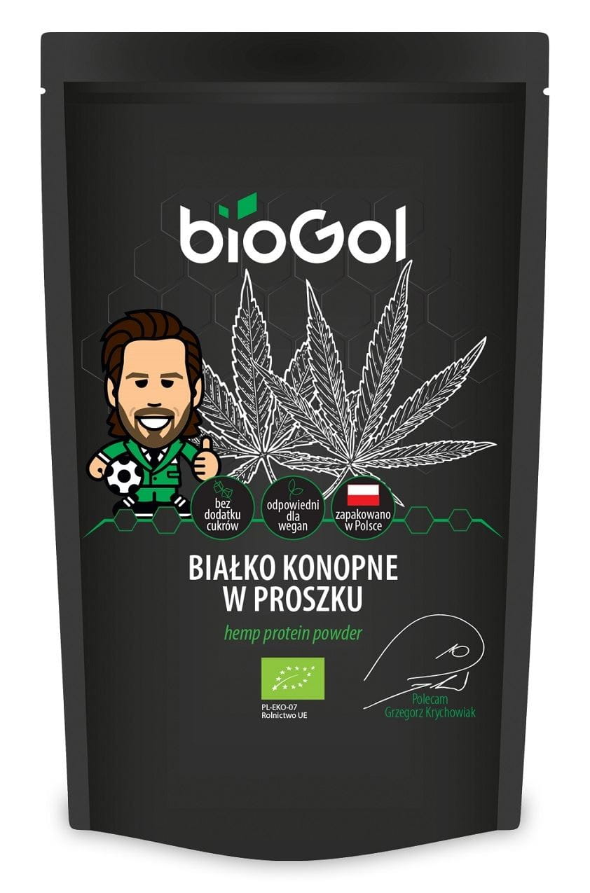 Konopný proteínový prášok BIO 500 g - BIOGOL