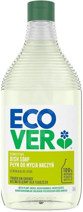 Lemon & Aloe Vera prostriedok na umývanie riadu 450 ml ECOVER