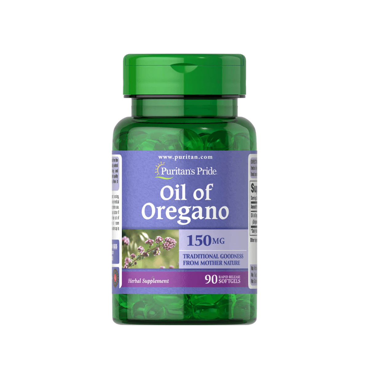 Oreganoöl 150 mg Extrakt 90 Kapseln PURITAN'S PRIDE