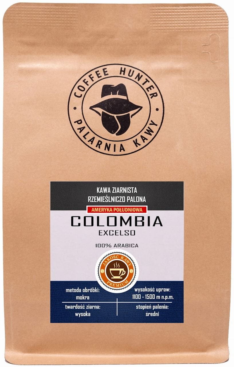 Arabica-Kaffeebohnen 100% Kolumbien fair gehandelt BIO 250 g - COFFEE HUNTER - Biogo.de Imagem principal do produto