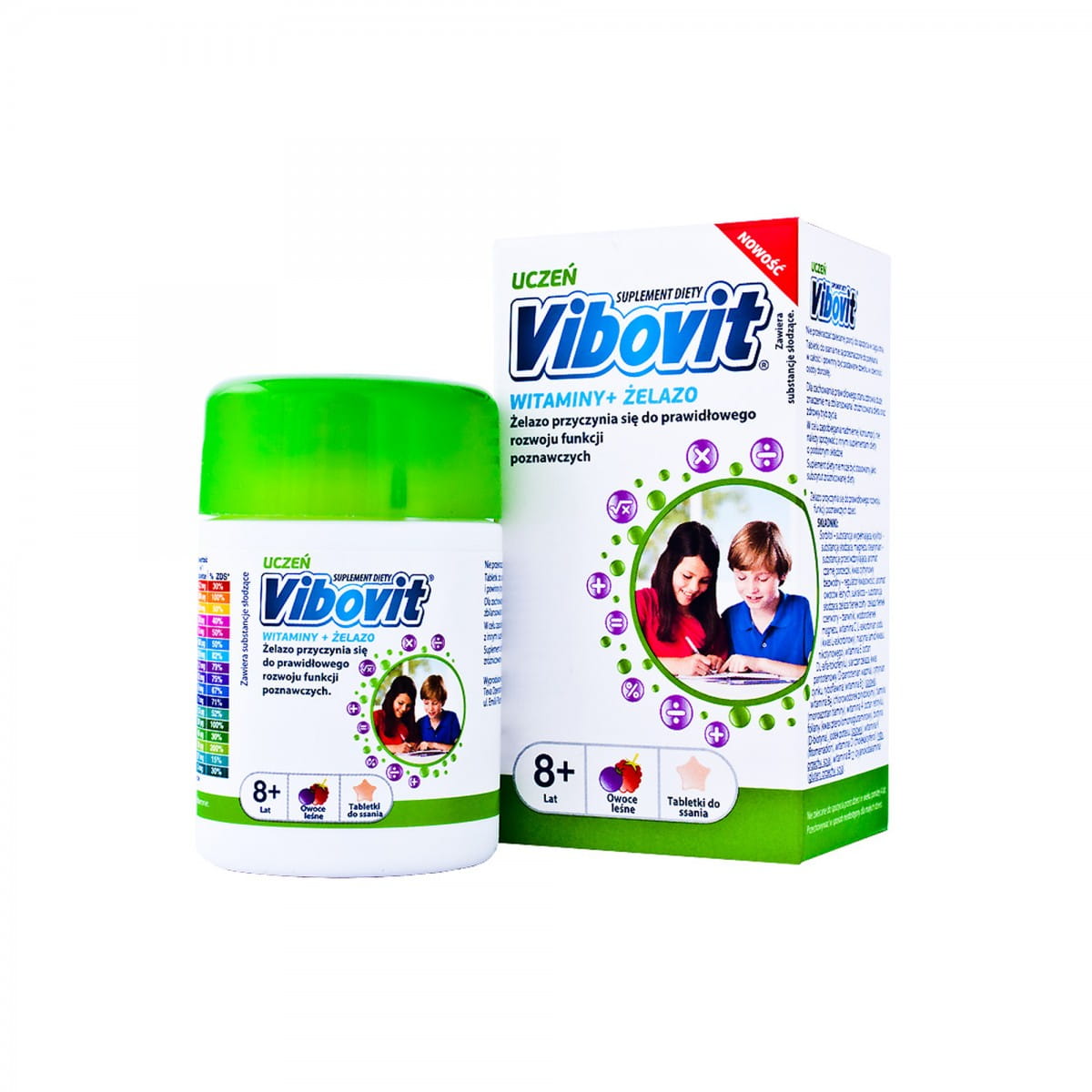 Vitamins + Iron 30 tablets - VIBOVIT