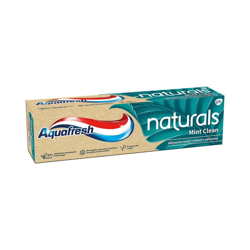 Naturals Mint Clean zubná pasta 75 ml - AQUAFRESH