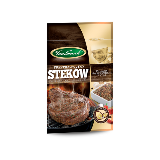 Steakgewürz von Ten Smak, 30 g, mit aromatischer Mischung für perfekten Geschmack beim Grillen und Braten.