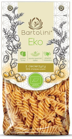 Pasta (chickpeas) BIO Twist 250 g - BARTOLINI