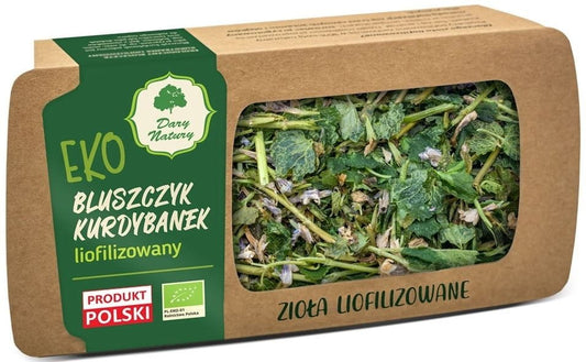 Gefriergetrockneter, glutenfreier Bio-Bluszczyk kurdybanek von DARY NATURY in 5 g Packung, getrocknet und aromatisch.