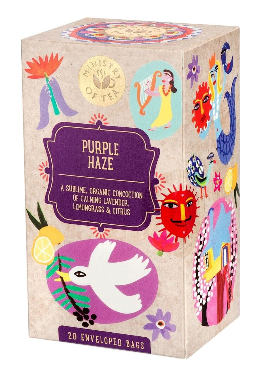 PURPLE HAZE TEA MIT ZITRONENGRAS BIO (20 x 1,5 g) 30 g - MINISTRY OF TEA - Biogo.de