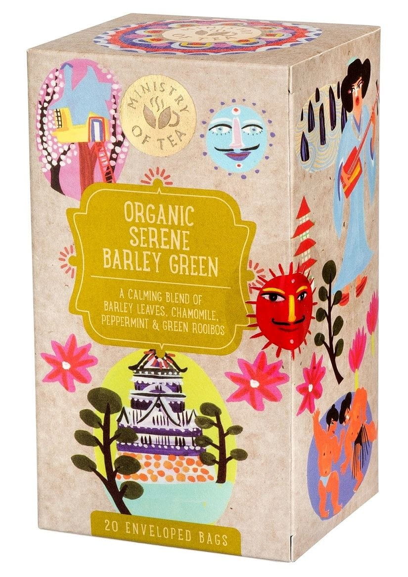 ROOIBOS GRÜNER TEE MIT GERSTENGRAS (SERENE GERSTE GRÜN) BIO (20 x 1,7 g) 34 g - MINISTRY OF TEA - Biogo.de