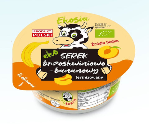 BIO PFIRSICH-BANANENKÄSE 120 g - ECO LUKTA