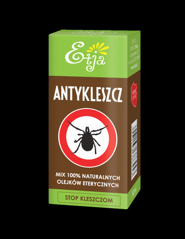 ETJA Antykleszcz - Mezcla de aceites esenciales 100% naturales 10ml