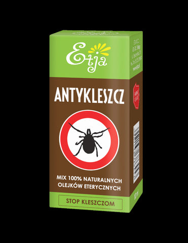 ETJA Antykleszcz - Mischung aus 100% natürlichen ätherischen Ölen 10ml