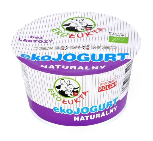 Naturjoghurt ohne Laktose von BIOPLANET, Bio-Qualität, 180 g, cremiger Joghurt in Becher, veganfreundlich