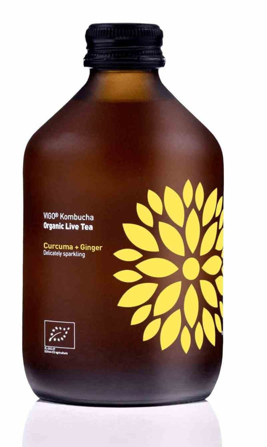 Kombucha Kurkuma + Ingwer BIO 330 ml - Biogo.de