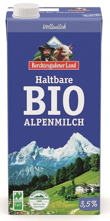 LAIT UHT (min.3.5% M.G.) BIO 1 L - BERCHTESGADENER LAND