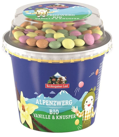 VANILKOVÝ JOGURT S ČOKOLÁDOVÝMI KVAPKAMI BIO 137 g - BERCHTESGADENER LAND